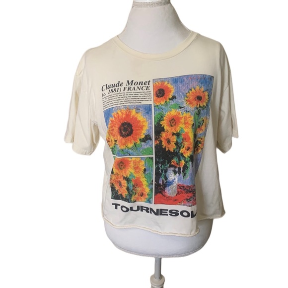 Tops - Claude Monet Sunflowers T Shirt